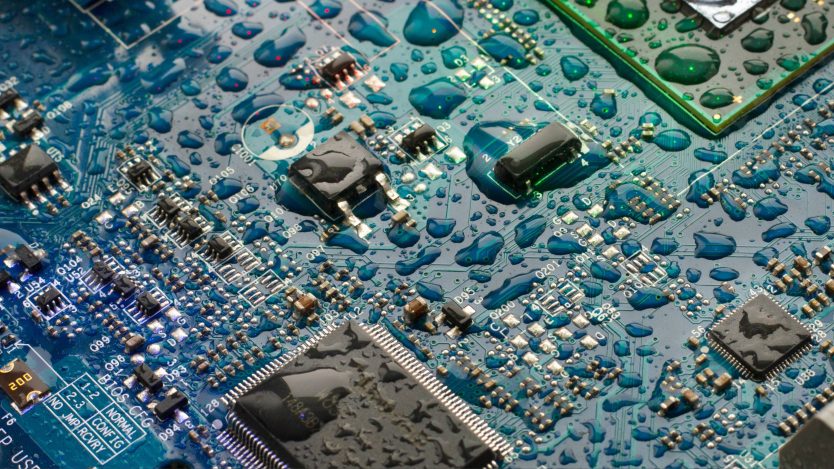 Waterproof coating circuit board
